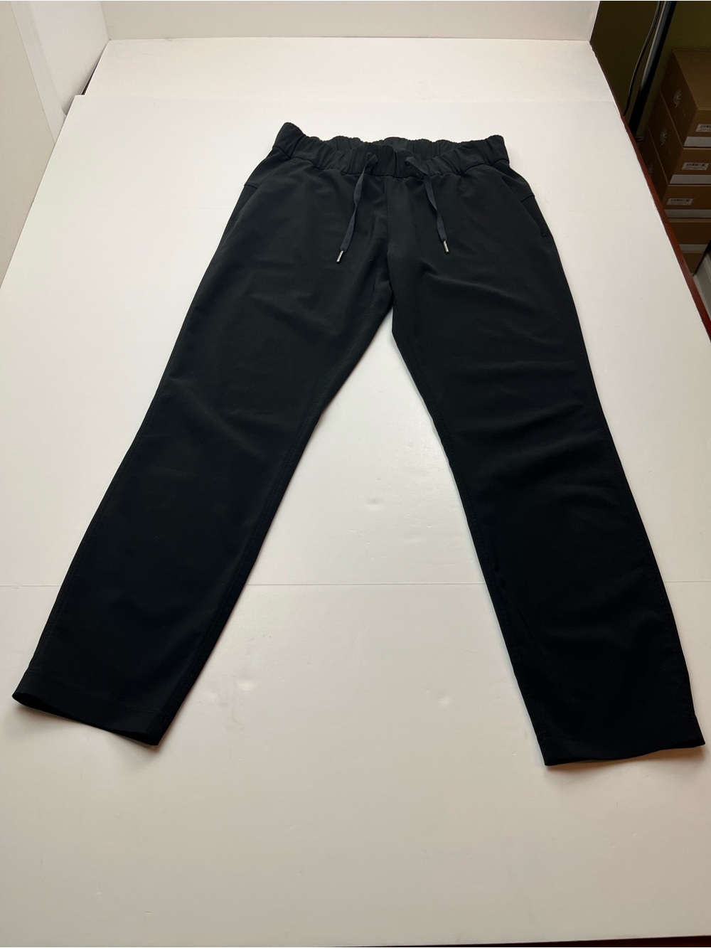Lululemon On The Fly Pant Women Size 6 Black Stretch Pull-on Athletic Athleisure